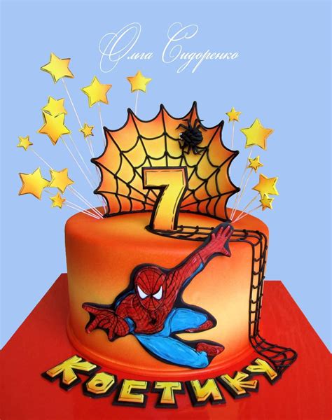 Ням-ням!!! ( торты ) | Spiderman birthday cake, Boy birthday cake ...
