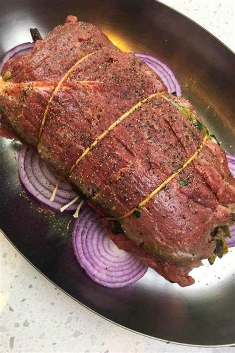Stuffed Beef Tenderloin Roast | Smells Like Delish