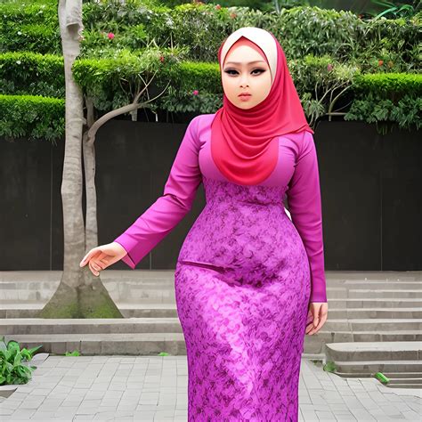 Indonesian hijab dress thick - Arthub.ai