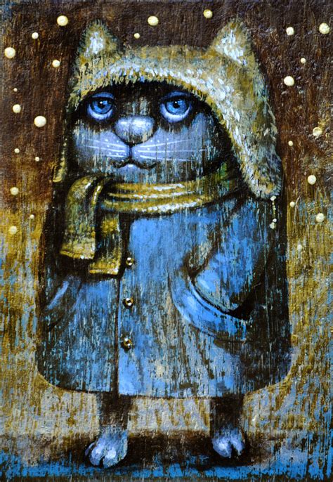 Иллюстрация Кот в пальто VIII в стиле персонажи | Illustrators.ru
