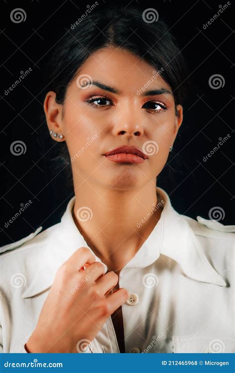 Emotion Hate. Face of a Young Woman Feeling Hate, Studio Portrait ...