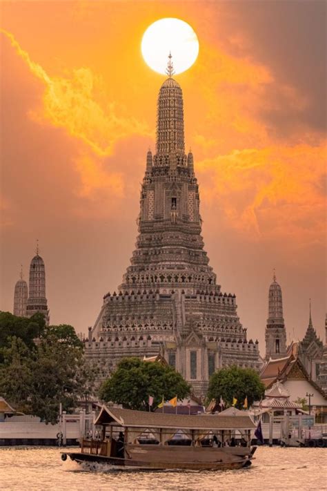 Wat Arun Temple Sunset Boat Ride in 2024 | Bangkok travel, Favorite ...