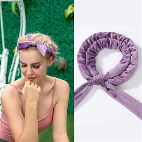 Мягкие бигуди для завивки волос, цвет фиолетовый, 1 шт | AliExpress