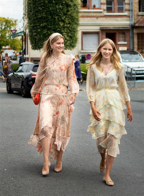 Princess Elisabeth and Princess Eleonore Attend Wedding of the Count d