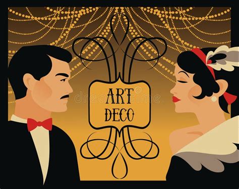 Lady and gentleman stock illustration. Illustration of style - 5813659