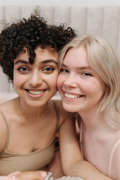 women smiling   stock photo