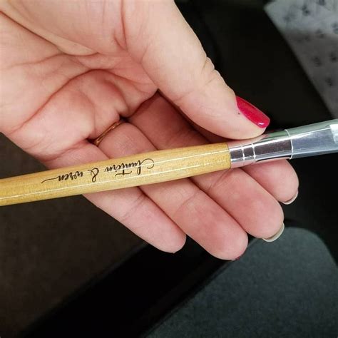 Nail Art Clean up Brush Angled Nail Clean up Brush Acetone | Etsy