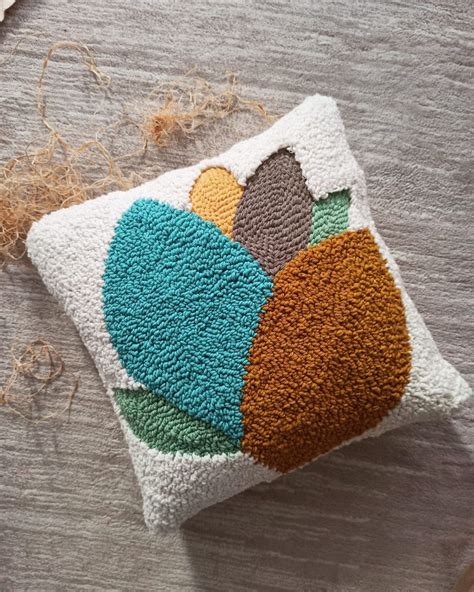 punch pillow, handmade pillow, punch needle pillow, punch pillow cover ...