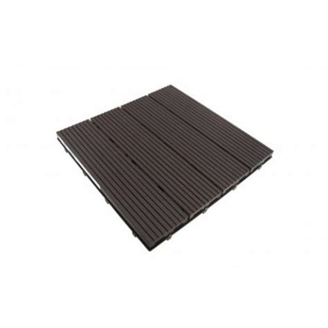 Декинг плочка WPC 30х30cm Тегло 1.60kg Цвят Кафе 08051745 на топ цена ...