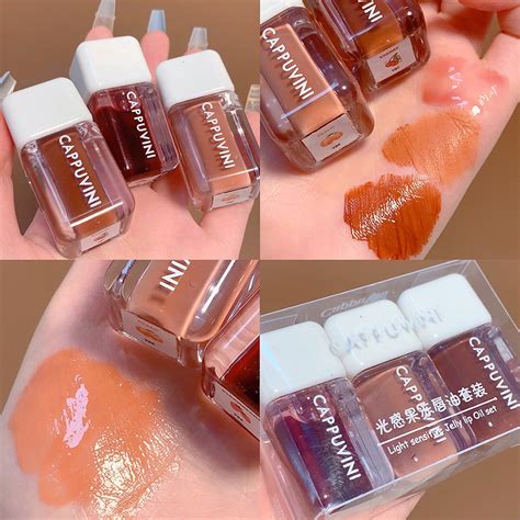Cappuvini ลิปกลอส เพิ่มความชุ่มชื้น สีใส | Shopee Thailand