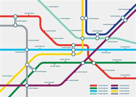 Free Tube Map Template Illustration 167038 Vector Art at Vecteezy