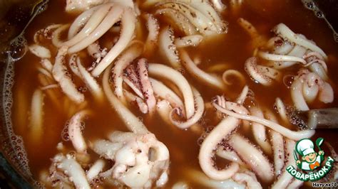 Щупальца кальмаров маринованные – кулинарный рецепт