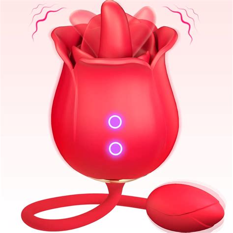 Amazon.com: Rose Toy Vibrator for Women, Tongue Licking Vibrator with
