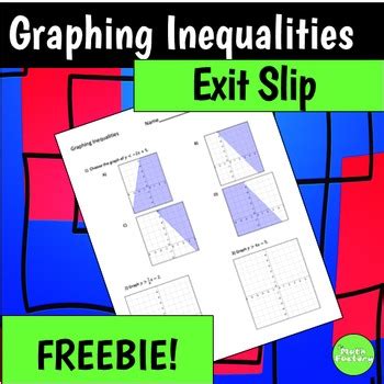 GRAPHING LINEAR INEQUALITIES by Teach Me I'm Yours | TpT