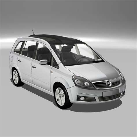 opel zafira panorama 3d model