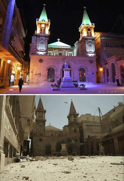 30 Before And After Pics Of Aleppo Reveal What War Did To Syria’s ...