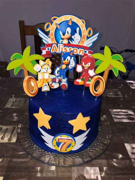 Pin de Gercibeth Holanda en Niver de YAN 29/10/2015 | Pastel de sonic