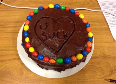I came home from Uni for the weekend, my little sister had baked me a cake