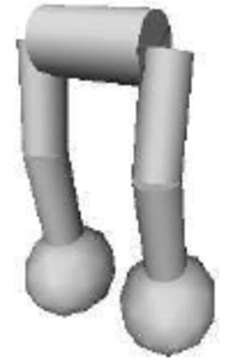 Biped Robot. A visualization of the biped robot controlled by an ...