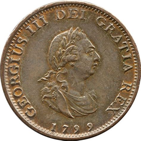 Great Britain, England - 1 Farthing 1799 - George III - - Catawiki