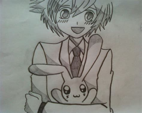 Anime Cute Sketch at PaintingValley.com | Explore collection of Anime ...