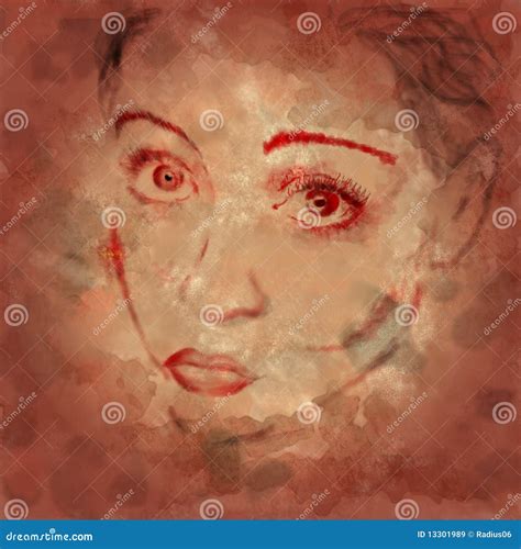 Teenager face stock illustration. Illustration of brushing - 13301989