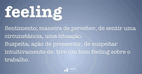 Feeling O Que Significa