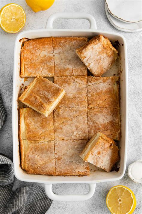 Lemon Cream Cheese Bars - The Cheese Knees