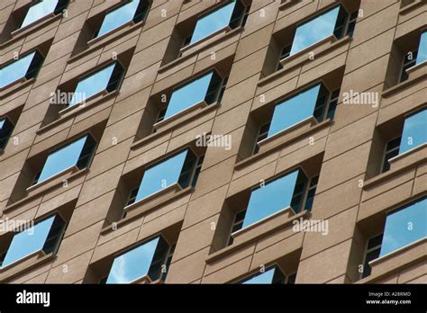 reflective building windows stock photo alamy