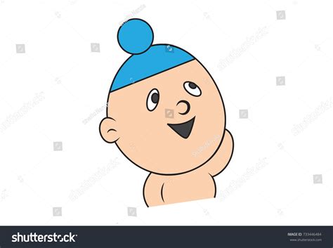 Cute Baby Sardar Smiling Vector Illustration Stock Vector (Royalty Free ...