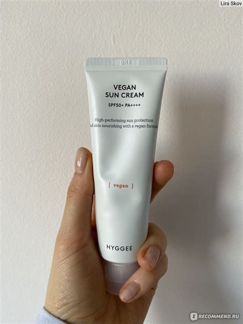 Солнцезащитный крем HYGGEE vegan sun cream - «Очень комфортный санскрин ...