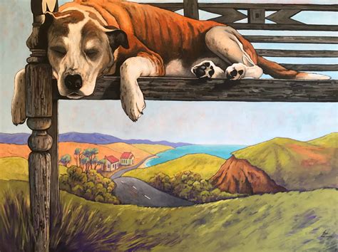 Let Sleeping Dogs Lie No 2 - Art Lovers Australia