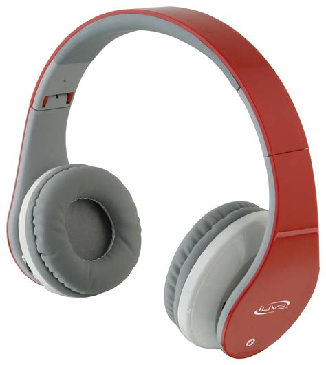 iLive On Ear Wireless Headphones Red IAHB64R - Best Buy