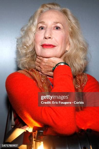 actress brigitte fossey poses   portrait session  paris