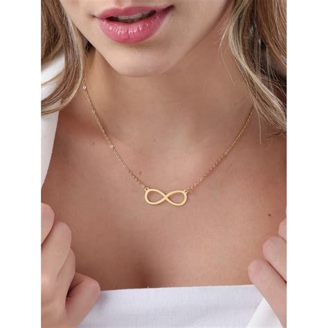 Colar Simbolo Do Infinito - COLAR SIMBOLO DO INFINITO FOLHEADO 18K | Shopee Brasil