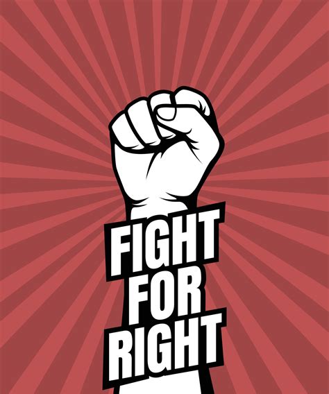 Protest Art, Fight For Right, Hand Clenched, Hands Power, Protest