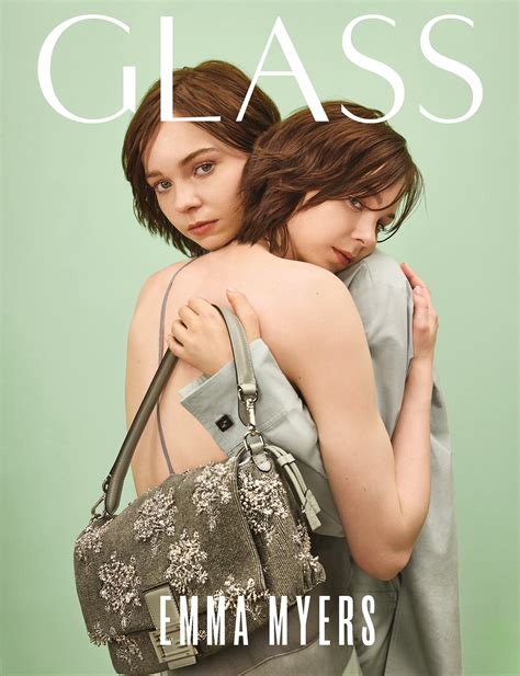 Glass Magazine Spring 2025 Emma Myers - YourCelebrityMagazines