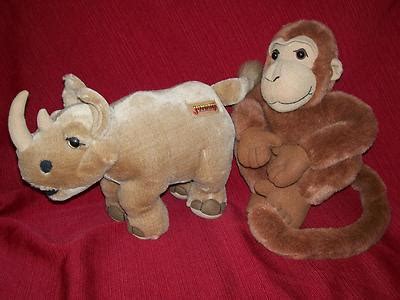 Jumanji Movie Monkey Rhino Rhinocerous Animals Stuffed Plush EUC ...