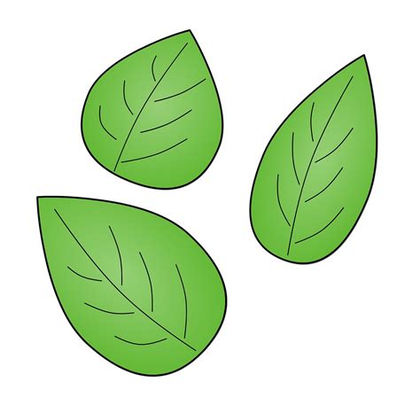 printable leaf template printablelib