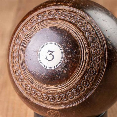 Винтажный мяч для крокета Vintage Croquet Ball 3, Винтаж | Home Concept