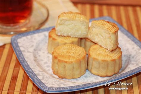 Китайский лунный пряник Mooncake (рецепт) | Идеи для блюд, Китайские ...