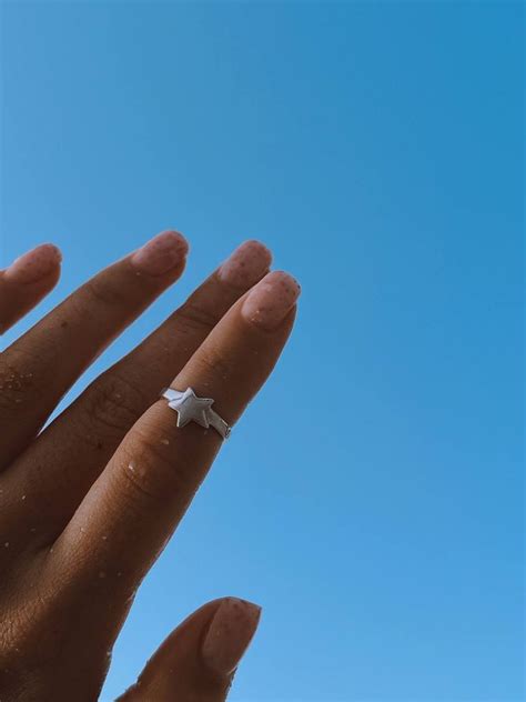 Серебряное кольцо на верхнюю фалангу "Star"