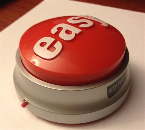 DIY "Anything" Staples Easy Button (voice Recording) : 7 Steps ...
