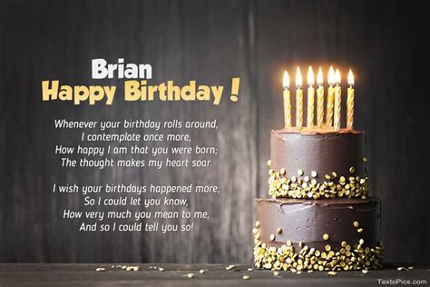 Happy Birthday Brian pictures congratulations.