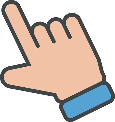 mouse pointer hand png