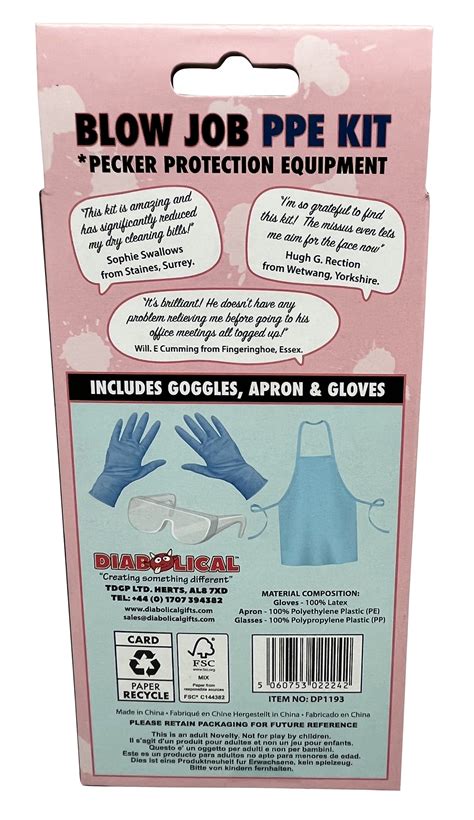 Blow Job PPE Kit - Rude Birthday Gifts for Her