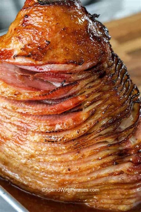 Apple Glazed Baked Ham - Spend With Pennies