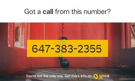 647-383-2355 | 16473832355 Who called from Toronto | YP.CA
