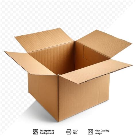 Premium PSD | Concept of export opened paper box product of singapore