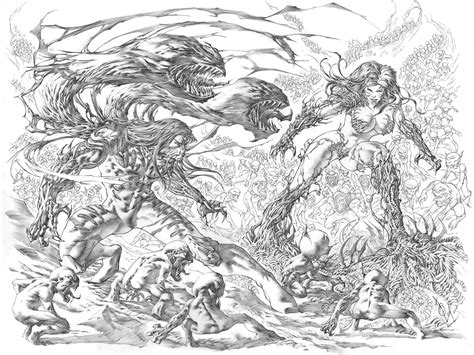The Darkness vs Witchblade Commission by quahkm on DeviantArt